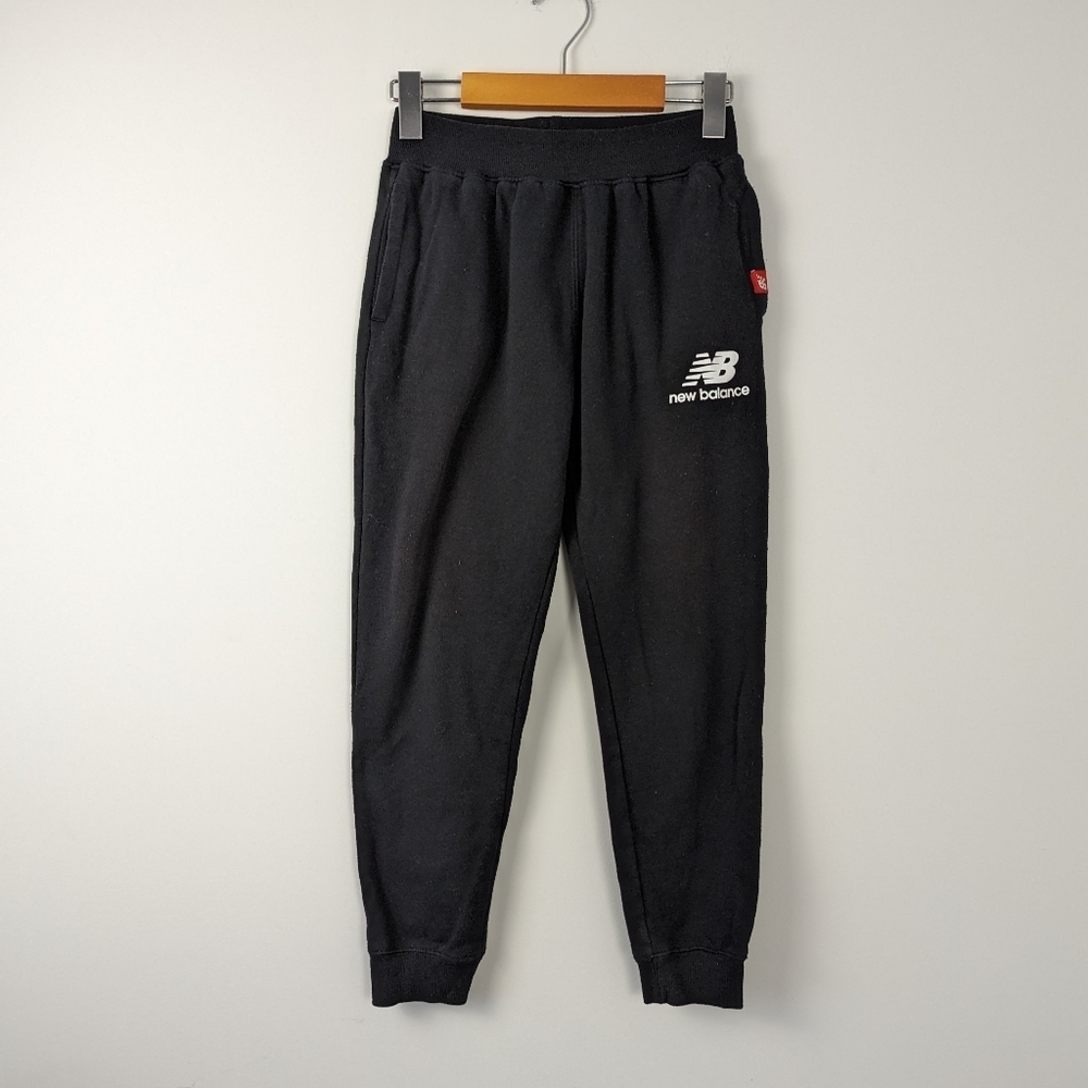 New Balance Black Athletic Sweatpants Kid's Medium 10/12 Years Joggers Pockets